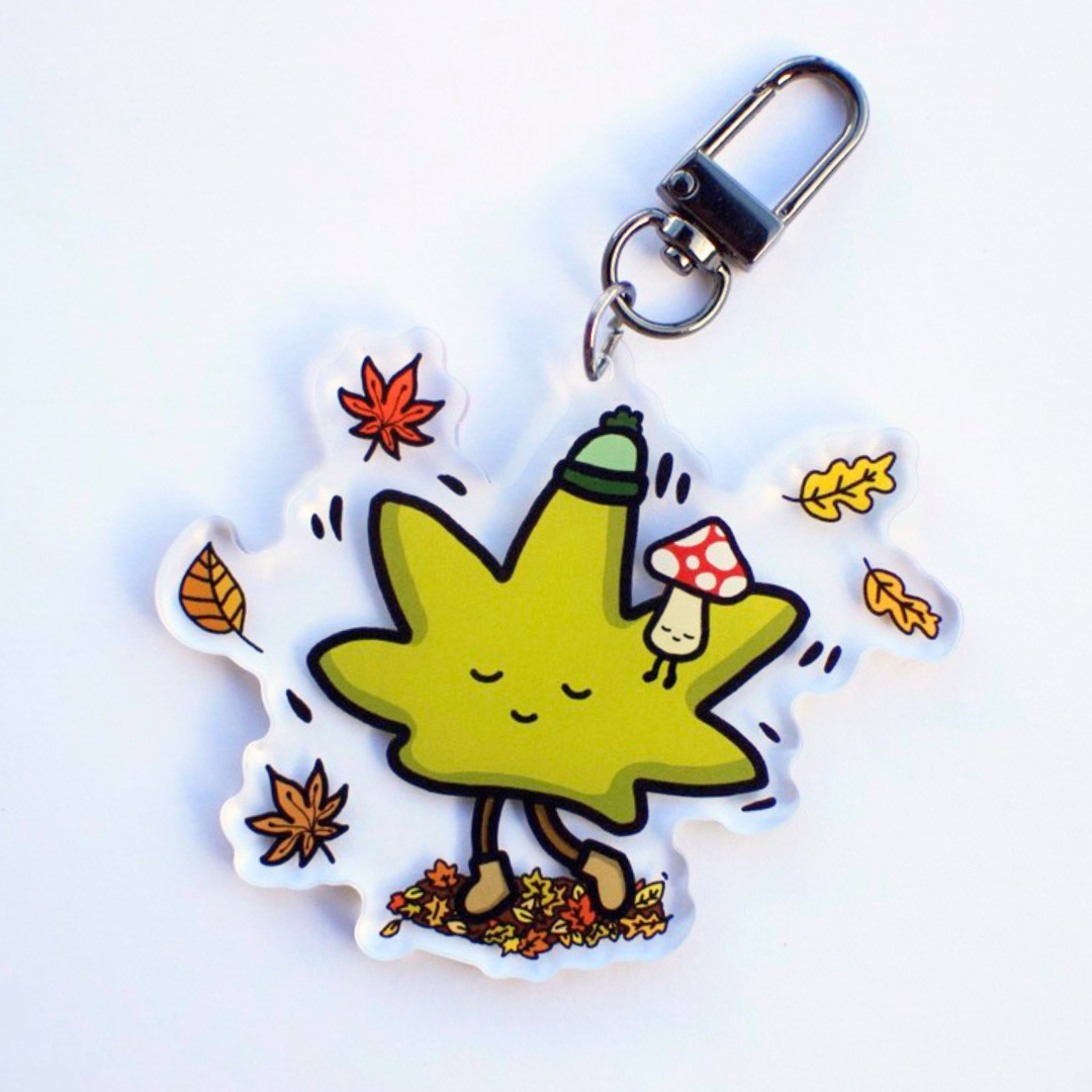Autumn Leaf Keychain
