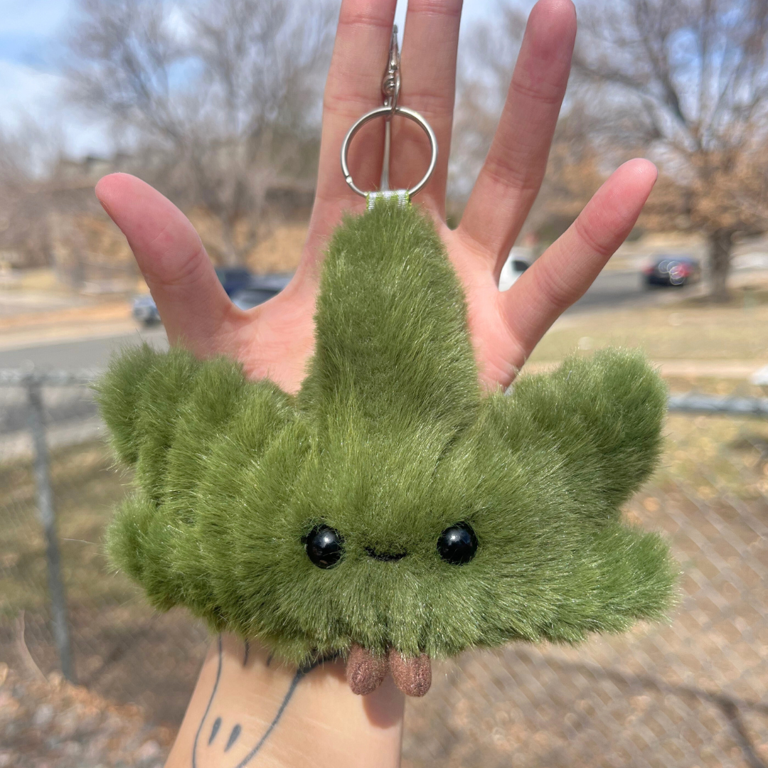 Leggy Leaf Keychain