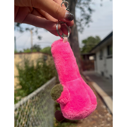 Neon Pink BongPal Keychain