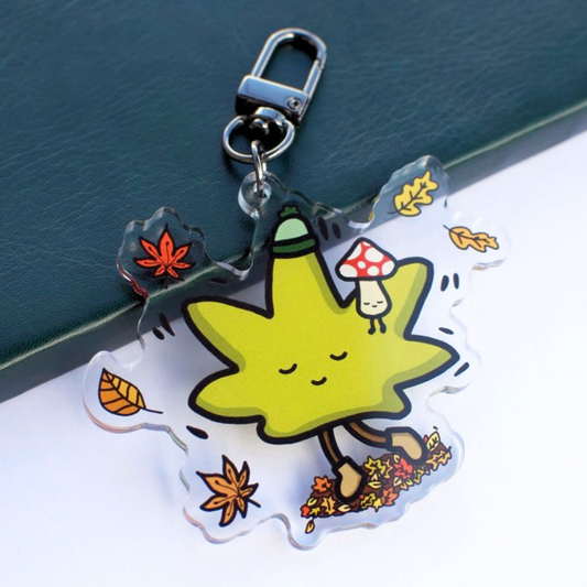Autumn Leaf Keychain