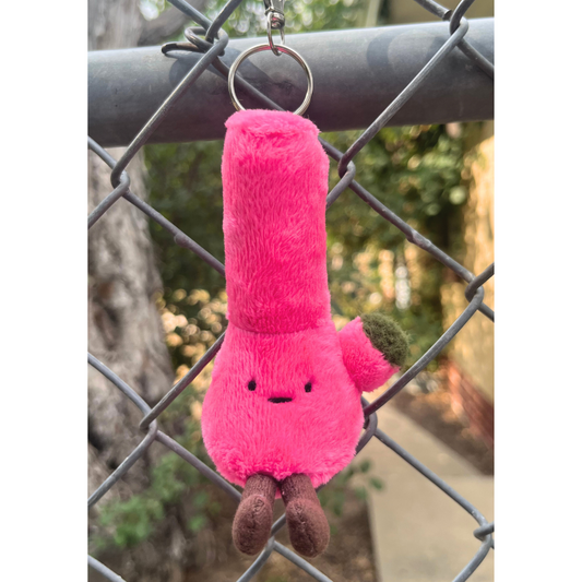Neon Pink BongPal Keychain