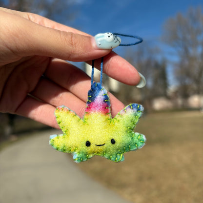 Tie-Dye Leaf Ornament