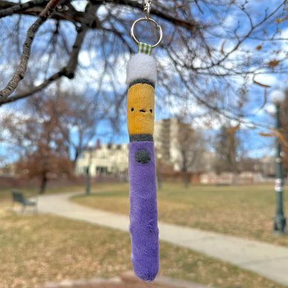 Purple Pen Pal Keychain
