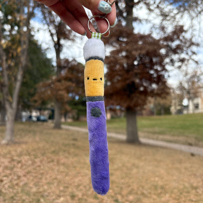 Purple Pen Pal Keychain